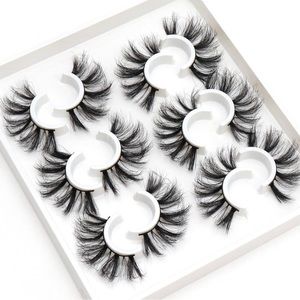 Losha 25mm Lashes 6 Pairs Pack Fluffy Big Curl False Eyelashes
